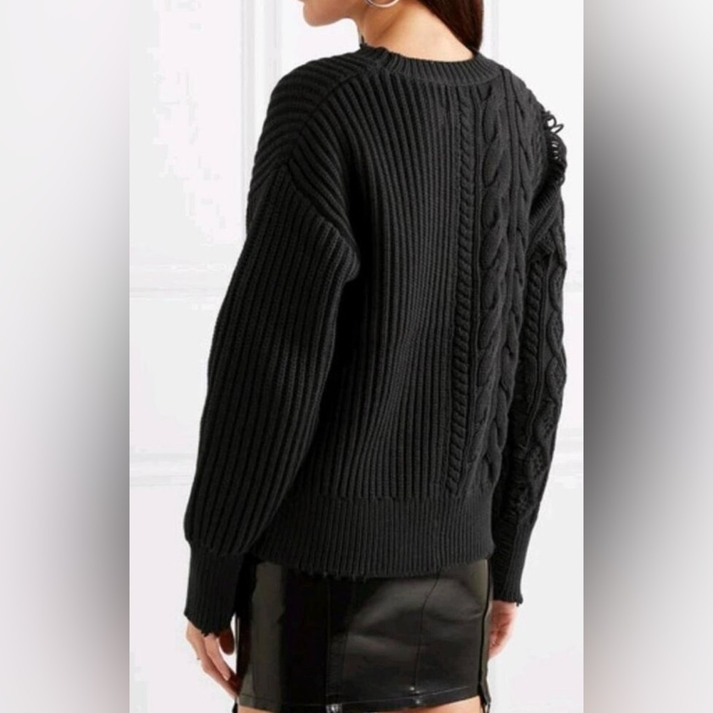 RtA Distressed Chunky Knit Sweater Relaxed Fit NWT - Picture 2 of 10